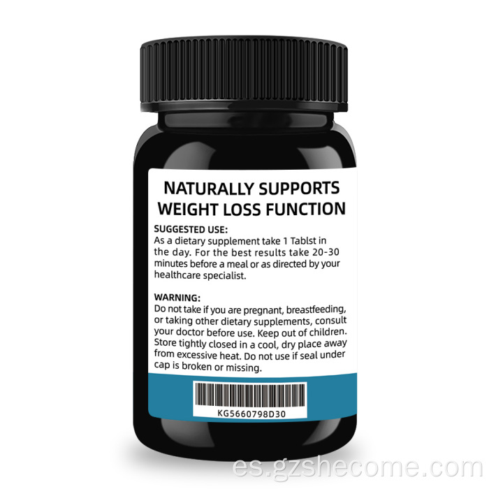Shecome Fat Burner Tablets Control de Peso Metabolismo